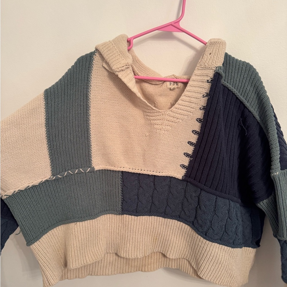 Colorblock Knit Sweater